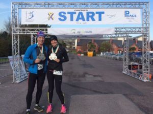 Gary and Gillian with some new bling